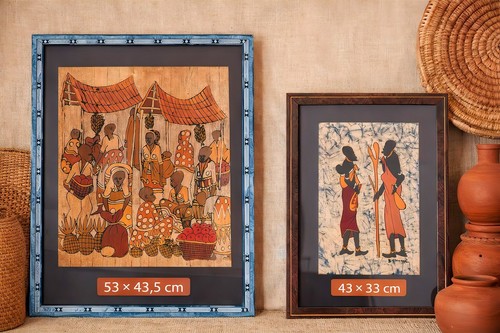 Duo batik africains - duo,