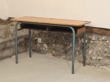 bureau d'écolier Double Deux Places Chêne 