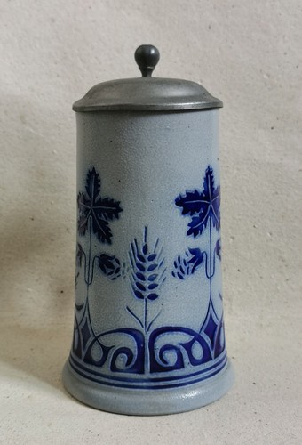 Jugendstil beer stein chope - stein,