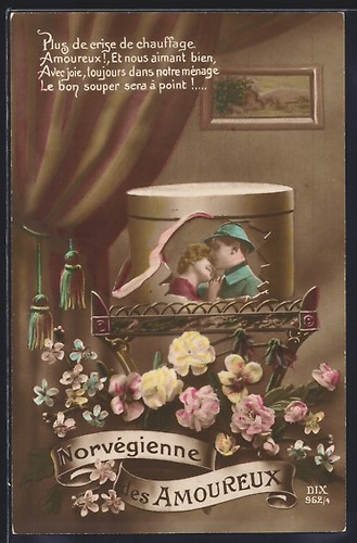 Carte postale soldat
