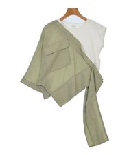 STAIR Blouses WhitexKhaki F 2200608024103