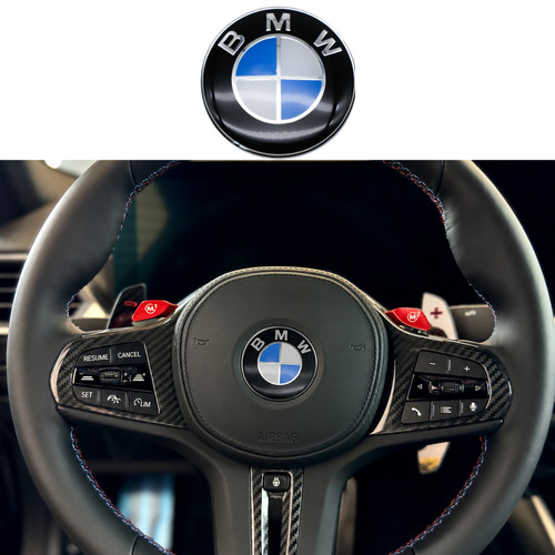 Bmw emblème volant 45mm logo - volant,