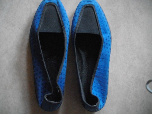 Pantoufles chaussons bleu - ou,