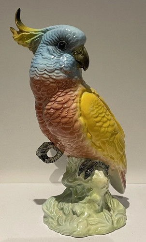 Oiseau porcelaine perroquet - oiseau,
