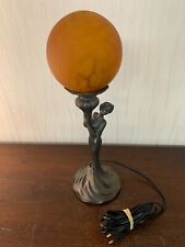 Globe Glass Resin Lamp