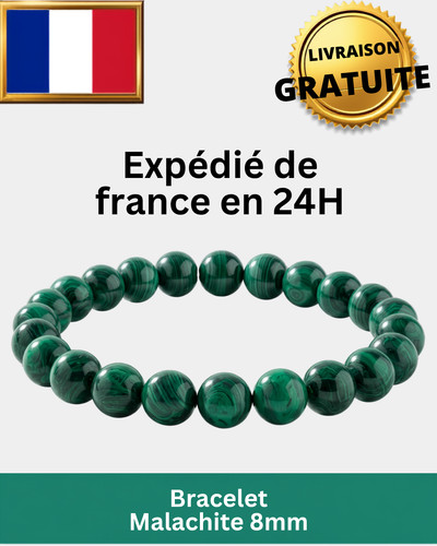 Bracelet malachite pierre - bracelet,