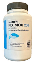FOR FISH Aquariums & FISH Tanks Fix AMoxil 250mg/100 CT capsules