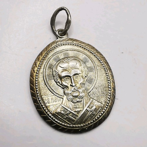Pendentif ancien saint nicolas - pendentif,
