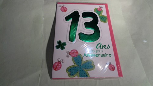 Carte joyeux anniversaire - carte,