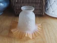 Ancien Abat-Jour Tulipe Verre