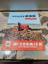 Rare brochure prospekt PROSPECTUS TRACTEUR Mc Cormick Ih Coma Original Des 1950'