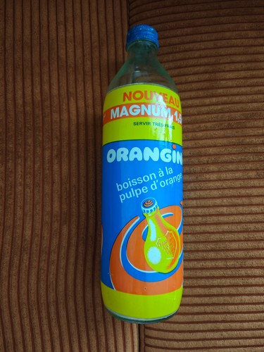Bouteille orangina vintage - bouteille, d'orangina