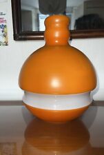 Space Age Orange Ball Light Fixture, Chandelier