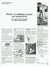 1972 ADVERTISING 037 ADVERTISING the lawnmower air cushion Flymo
