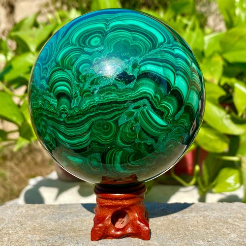 7lb rare natural malachite - 3.7lb,