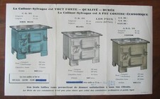 OLD BROCHURE LA CULINOR SYLVAGAZ KITCHEN HEATING STOVE