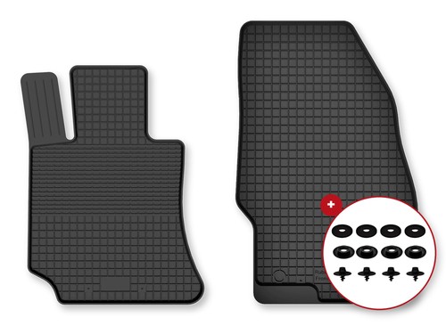 Tapis avant caoutchouc - , bac