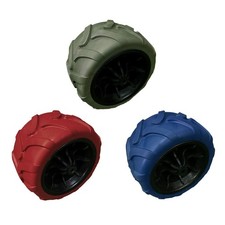 Roue de rechange en PU pour chariot de plage pliable d'extérieur