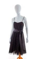 Robe Cocktail Vintage Noire En