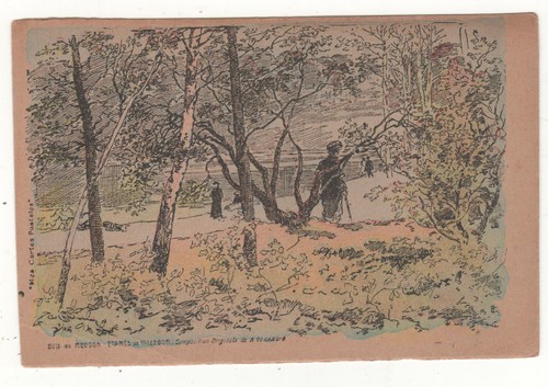 Cpa bois de meudon - 92,