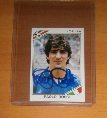 Autograph paolo rossi - autograph, figurina