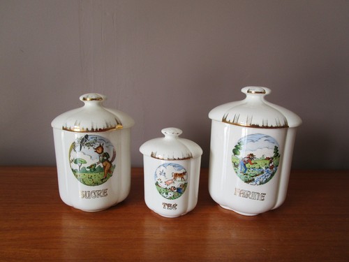 Pots épices en faïence - pots,