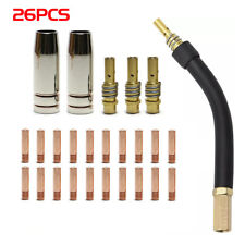 For Titanium Mig 140 170 Unlimited 200 64804 64805 64806 Mig Gun Parts Tips,26PK