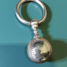Tiffany & Co. Baseball Ball Baby Rattle Sterling Silver Y5