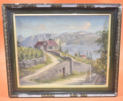Peinture huile sur toile - à,