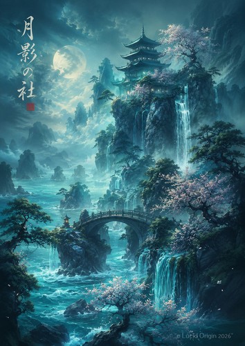 Affiche jardin japonais - affiche, a4