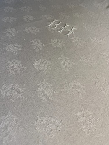 Ancienne nappe soie - nappe,