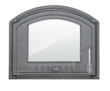 Portes pour Un Four à Pizza en Fonte poêle à Bois 485x410 avec Verre /Gauche/ 