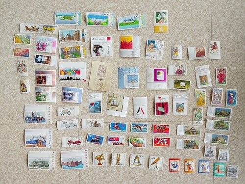 Lot timbres allemands - 70,