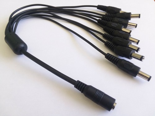Splitter cable outputs - dc, 8