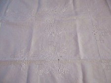 Nappe N°363 en coton blanc