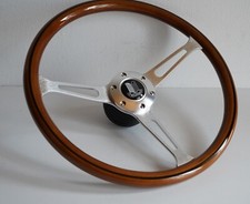 Steering Wheel fits For TRIUMPH Wood Silver TR5 TR6 Erald GT6 Spitfire Mk2 Mk3