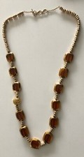 Collier sautoir - Perles Ambre