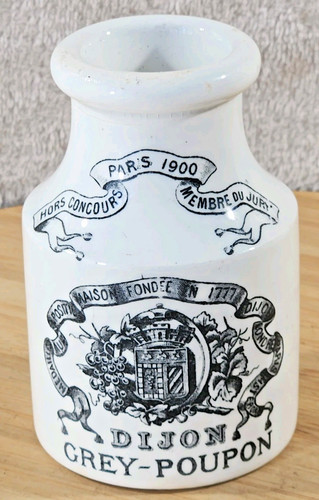 Ancien pot moutarde de - pot, à