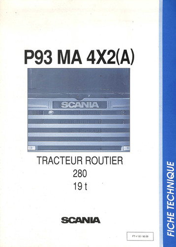 Scania trucks tracteur 280 - trucks,