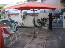 Parasols de forain avec housse