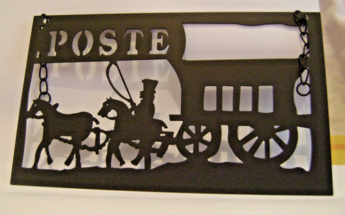 Plaque métallique - plaque,