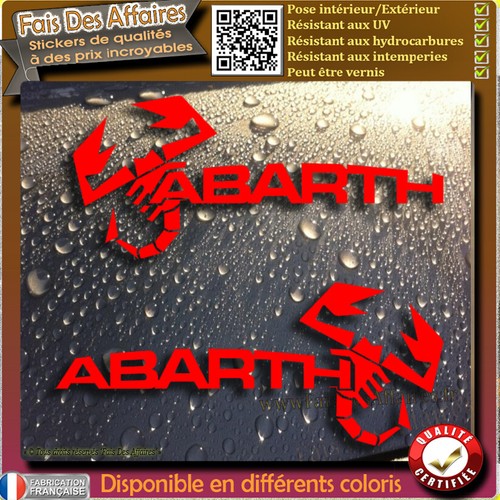 Stickers autocollant abarth - stickers,