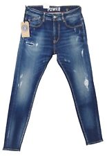 Le TEMPS des CERISES jean homme POWER skinny bleu used destroy stretch déchiré