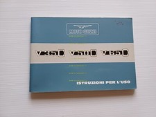 1984 Moto Guzzi V 35 C - V 50 C - V 65 C Original Maintenance Use Manual