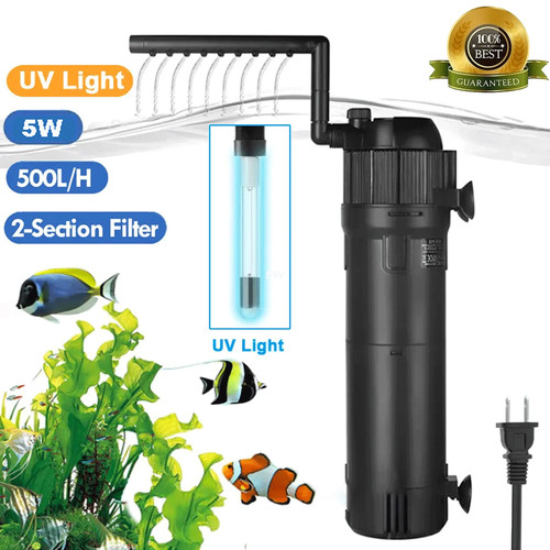 Internal aquarium fish tank - internal, uv