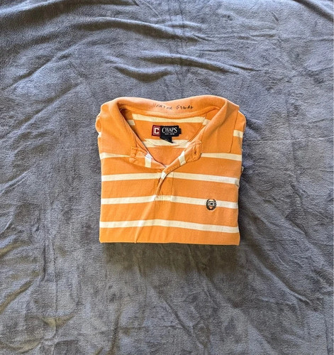 Polo rayé chaps orange - chaps,