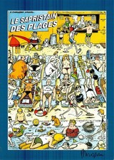 EX-LIBRIS LUCIEN A LA PLAGE TIRAGE LIMITE / SIGNE PAR MARGERIN NEUF