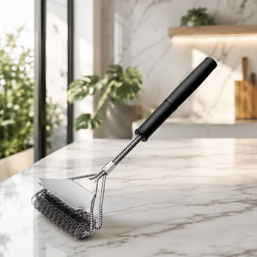 Brosse barbecue robuste - brosse, double