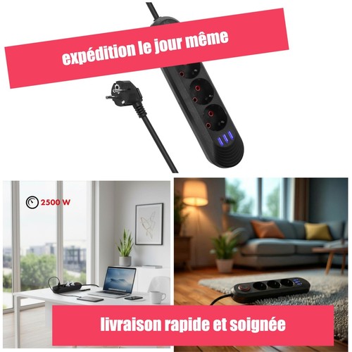 Multiprise prises usb - multiprise, 3