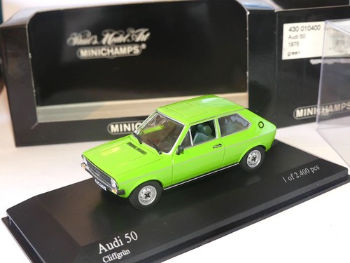 Audi 1975 vert - 50, minichamps
